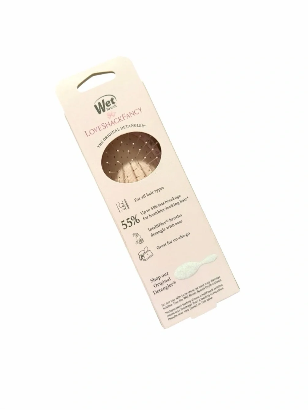 NWT LoveShackFancy x Target – WetBrush Blooming Heirloom Mini OG Detangler Brush